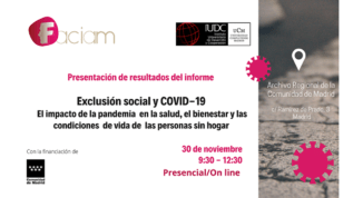Presentación de informe sobre exclusión social y Covid-19