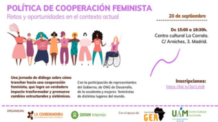 Encuentro sobre política de cooperación feminista