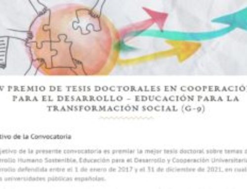 V Premio de Tesis Doctorales en Cooperación para el Desarrollo